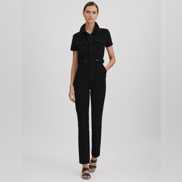 Good American Pants - Good American Black Jumpsuit